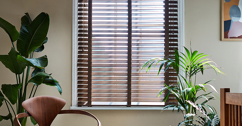 all wooden blind