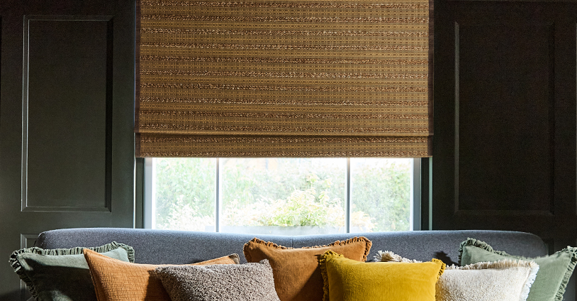 wovan wood roman shade
