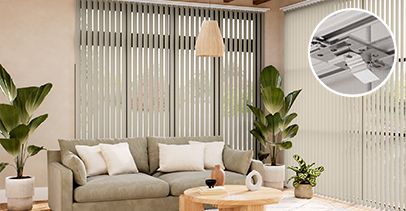 curtainrail vertical