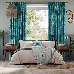 アカシアツリー　ティール カーテン サムネイル写真