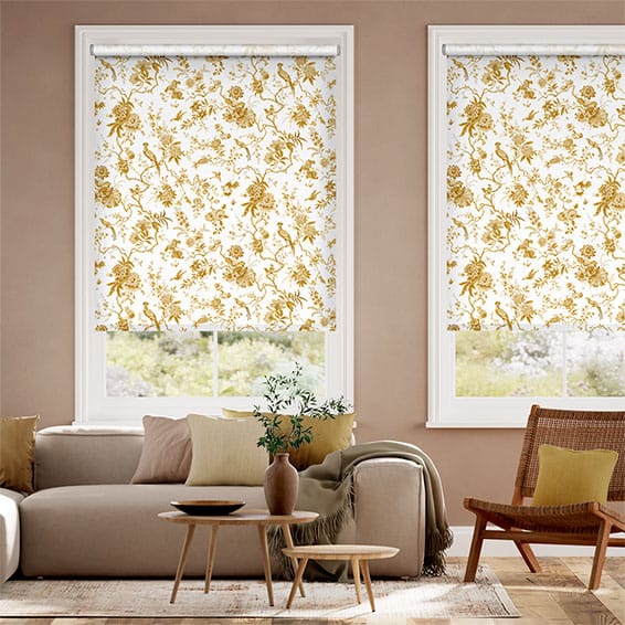 バードトワール ゴールド ロールスクリーン