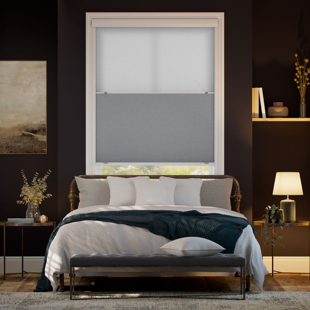 【高遮光フレーム付】ツインハニカム スカイ ハニカムシェード