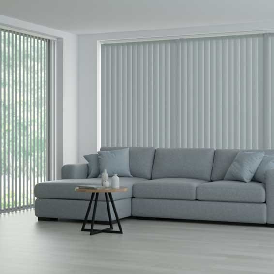 遮光 ナチュラル　ライトグレー バーチカルブラインド