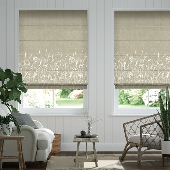 ブローインググラス　ぺブル ローマンシェード