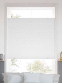 【つっぱり式】コードレス 遮光トップダウンハニカム チョーク コードレスハニカム サムネイル写真