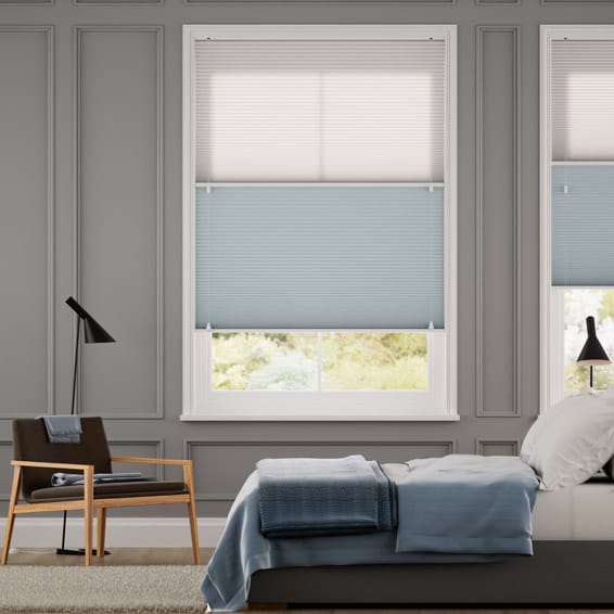 【つっぱり式】ツインハニカム スカイ ハニカムシェード