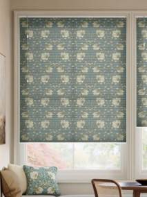 【つっぱり式】 採光ハニカム ウィリアムモリス ピンパーネル セージ  ハニカムシェード サムネイル写真