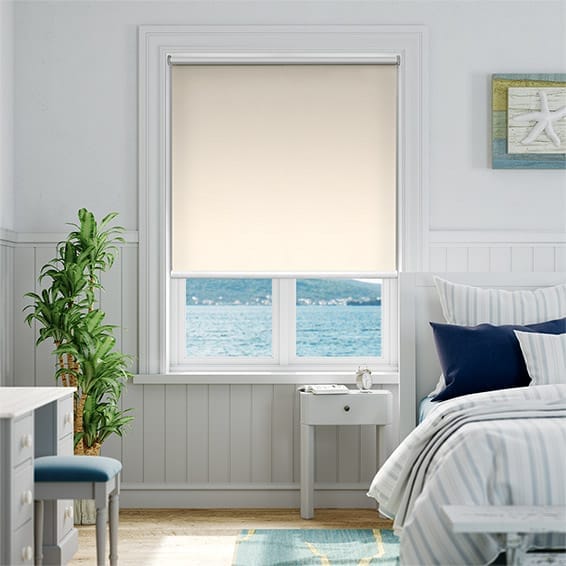 【つっぱり式】エクリプス 遮光 ファッジ ロールスクリーン　-プルコード式-