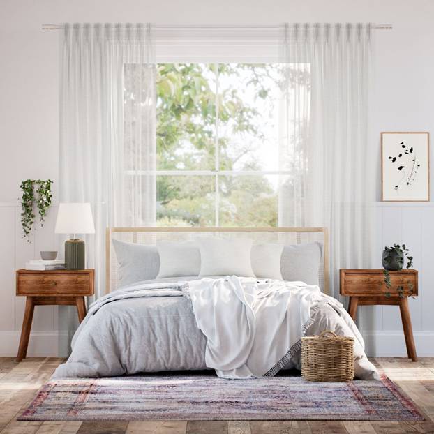 リエカ ホワイト カーテン サムネイル写真