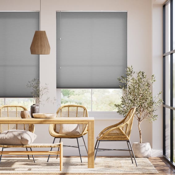 採光トリプルハニカム パールダークグレー ハニカムシェード