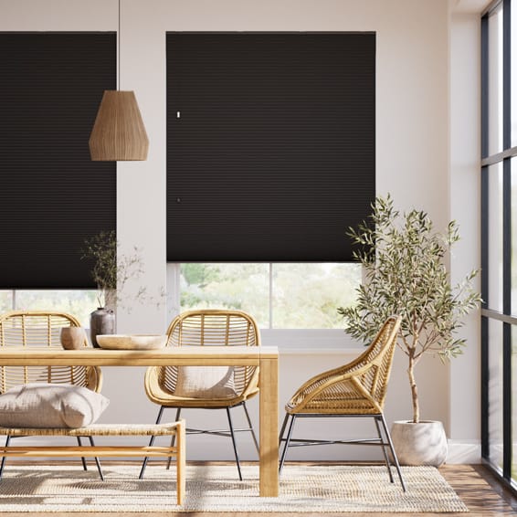 遮光トリプルハニカム ブラック ハニカムシェード