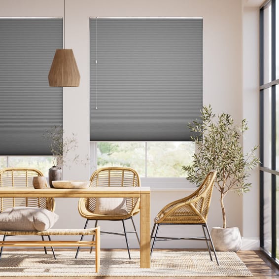 遮光トリプルハニカム パールダークグレー ハニカムシェード