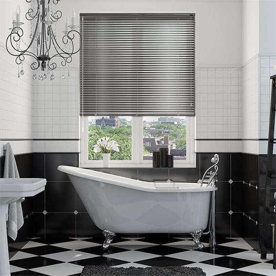 【つっぱり式】エッセンス　パールグラファイト アルミブラインド