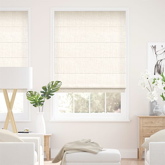 【つっぱり式】カバンディッシュ　クリーム ローマンシェード