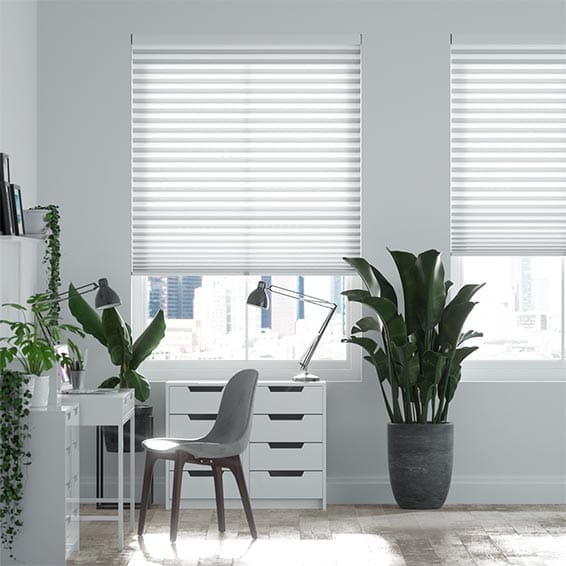 【つっぱり式】マックスコードレス採光ハニカム・コットンホワイト ハニカムシェード