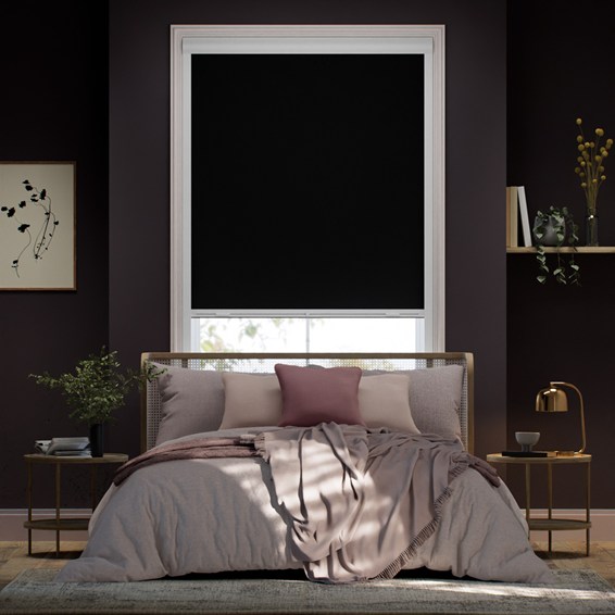 完全遮光パーフェクト アトミックブラック ロールスクリーン