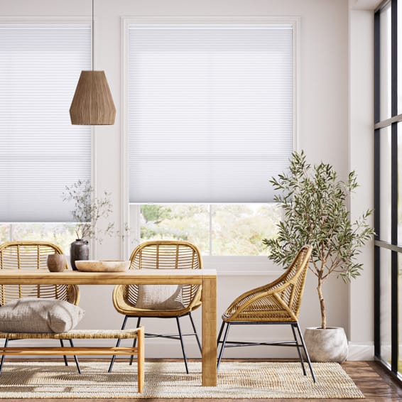 コードレス採光トリプルハニカム ピュアホワイト ハニカムシェード