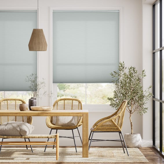 コードレス採光トリプルハニカム セージグリーン ハニカムシェード