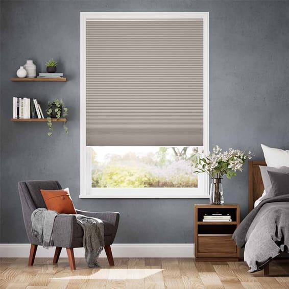 コードレス遮光トリプルハニカム パールブラウン ハニカムシェード