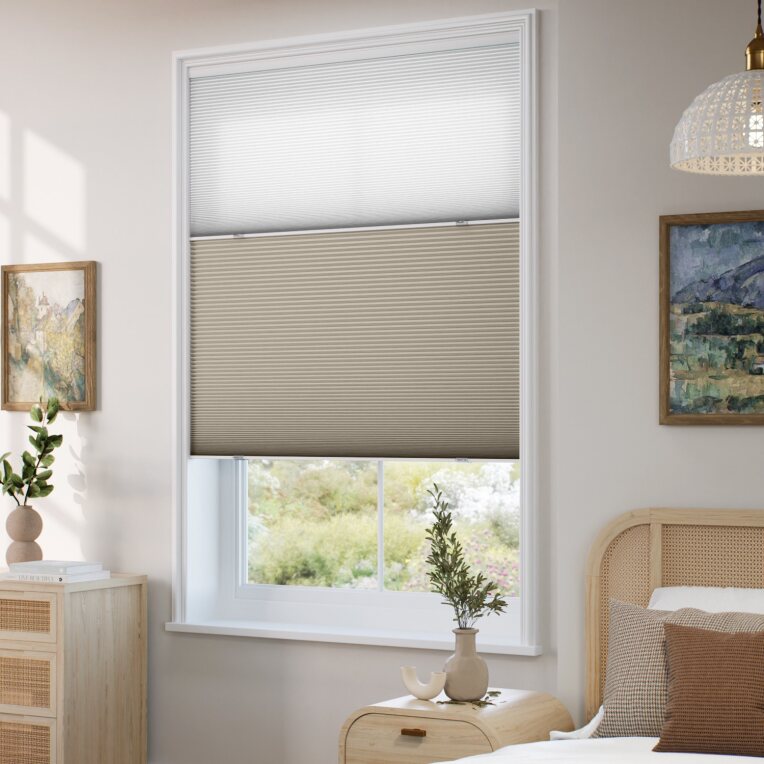 コードレス ツインハニカム バスケットウィーブ ハニカムシェード