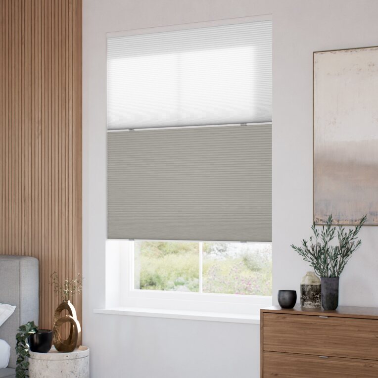 コードレス ツインハニカム ゲインズボログレー ハニカムシェード