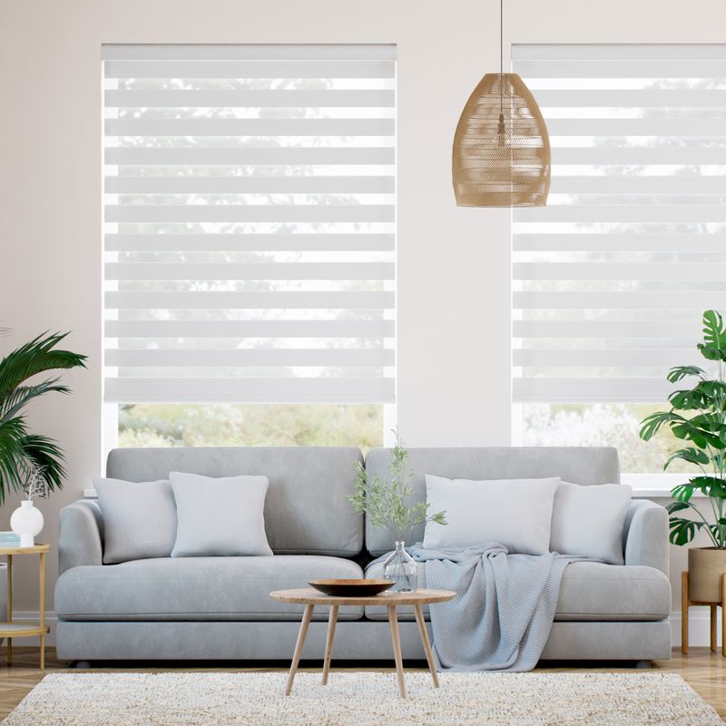 コードレス ゼブラ ソフトホワイト 調光ロールスクリーン