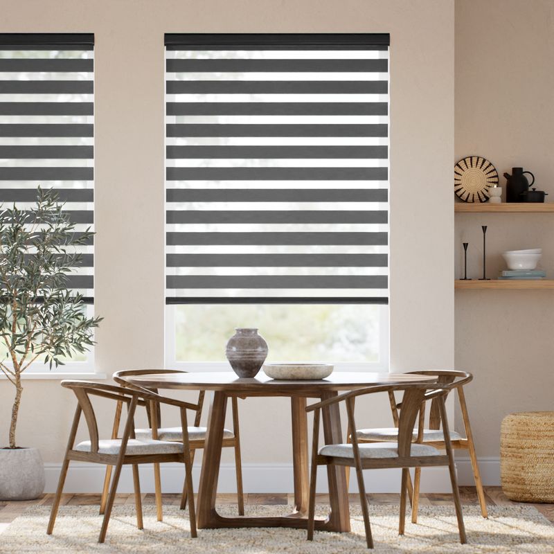 コードレス ゼブラ ルグゼ ・アイロンストーン 調光ロールスクリーン