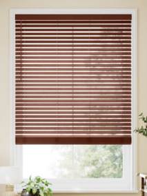 コードレス  メトロポリタン チェリーブラウン ウッドブラインド サムネイル写真