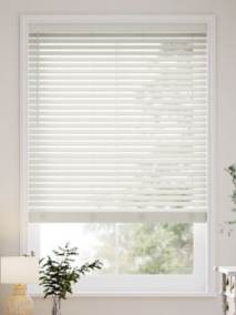コードレス  メトロポリタン シンプルホワイト ウッドブラインド サムネイル写真