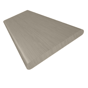 コードレス ナチュラル バーチグレー ウッドブラインド サンプルの写真