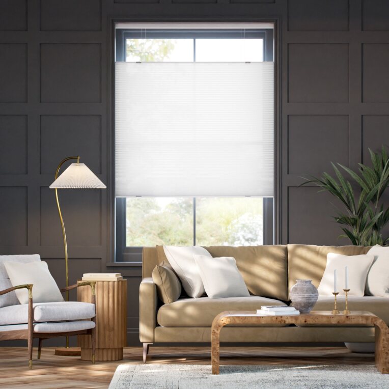 コードレス 採光 トップダウンハニカム ブライトホワイト ハニカムシェード