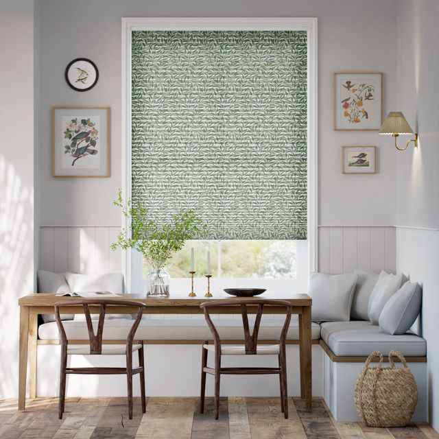 コードレス採光ハニカム ウィリアムモリス ウイローバウ バイン シェード