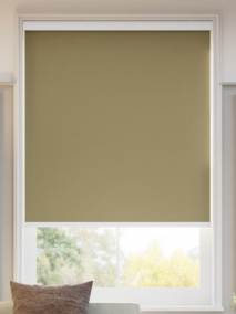 【カーテンレール可】遮光 タン ロールスクリーン サムネイル写真