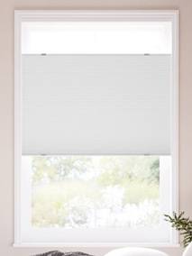 【カーテンレール可】コードレス 遮光 トップダウンハニカム ホワイトダヴ コードレスハニカム サムネイル写真