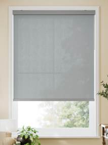 【カーテンレール可】非遮光 ダークグレー ロールスクリーン サムネイル写真