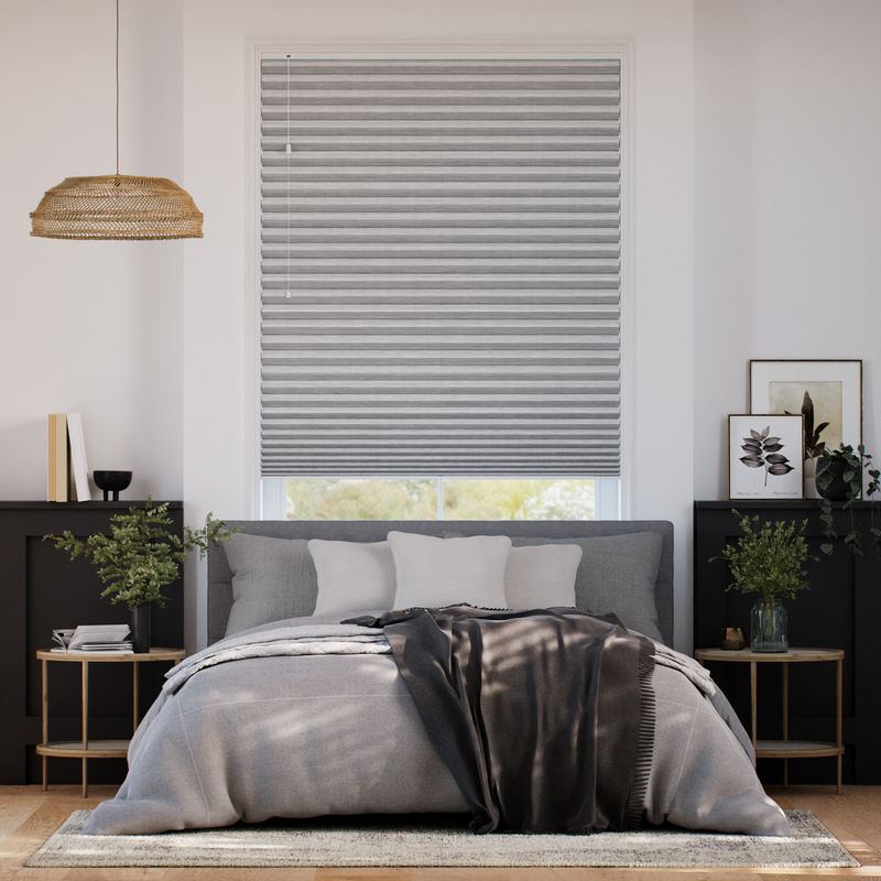 マックス・遮光ハニカム テクスチャードグラファイト ハニカムシェード