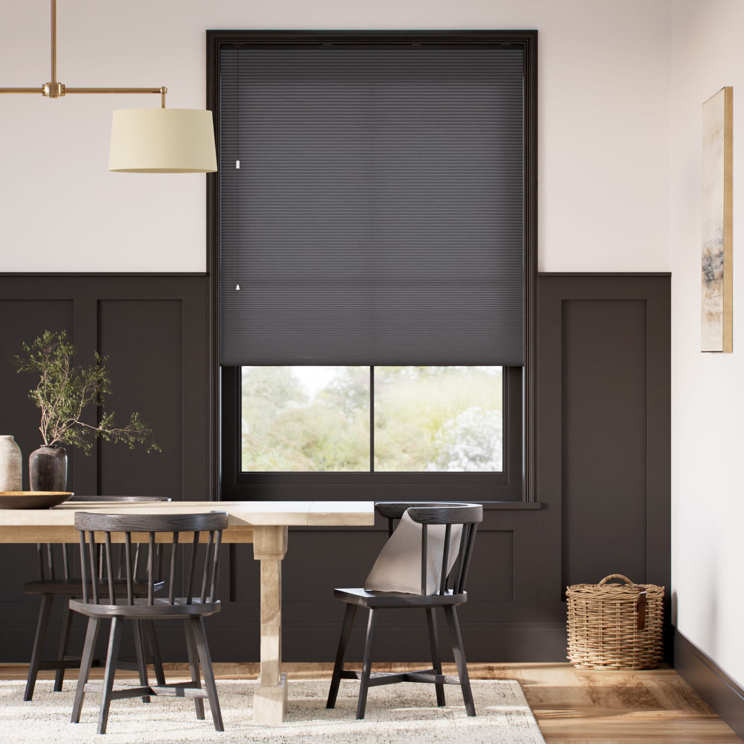 採光ハニカム アンスラサイト ハニカムシェード