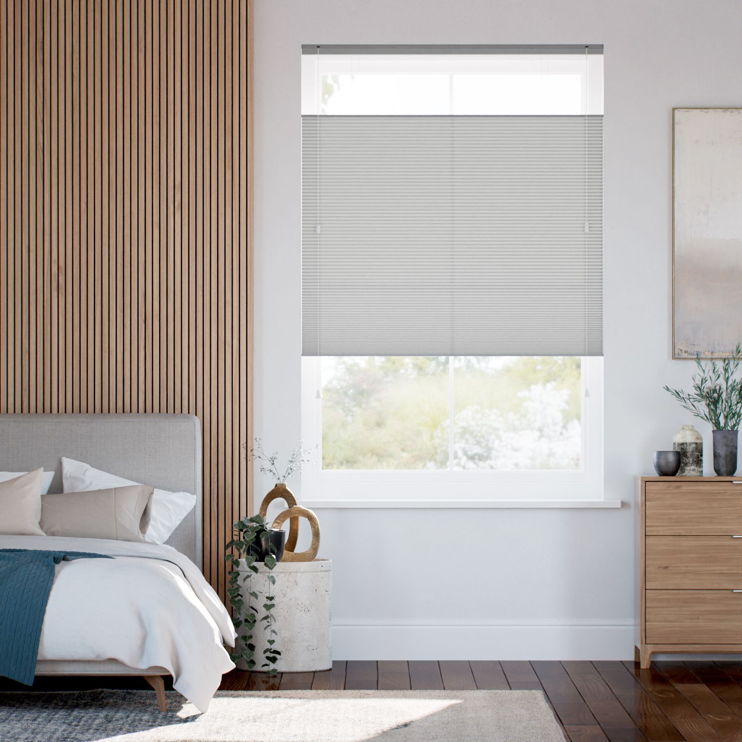 採光トップダウンハニカム　グラフファイト  シェード