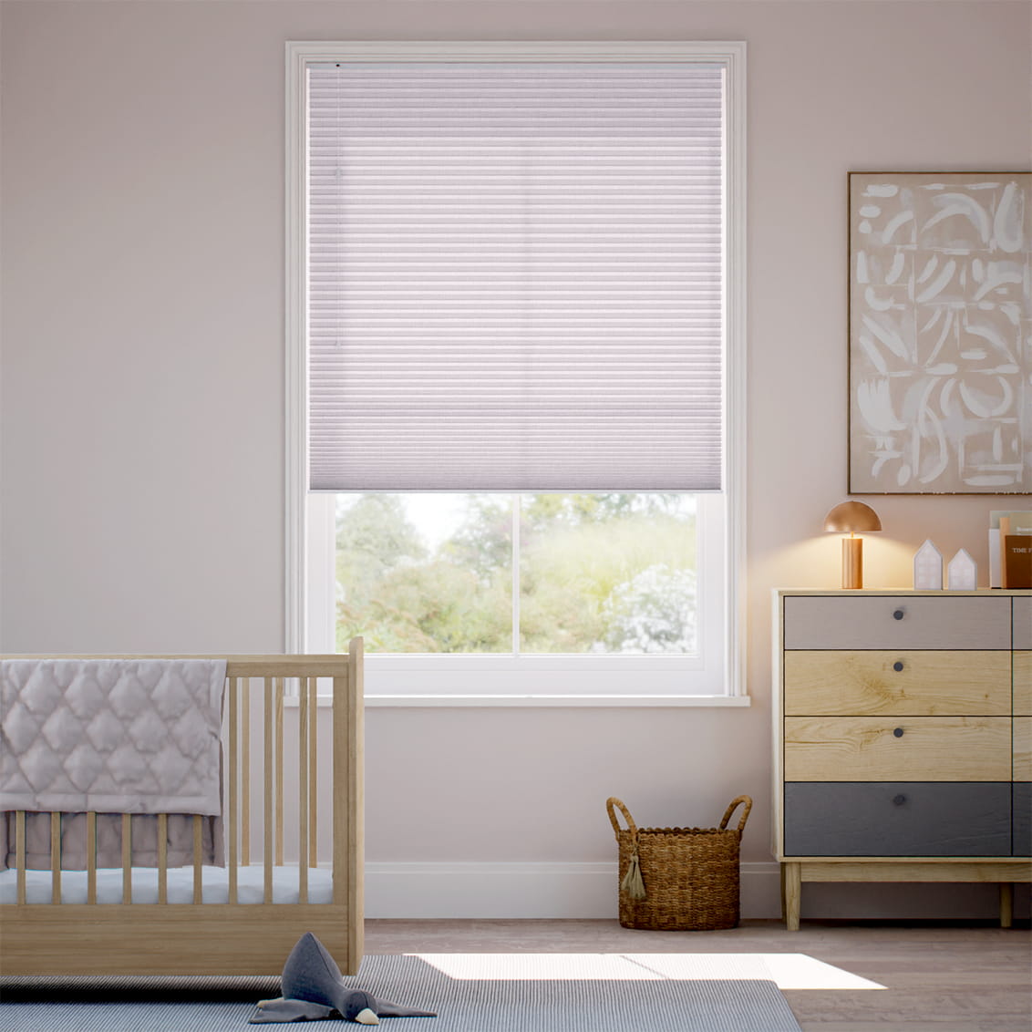 採光ハニカム リリス ラベンダー ハニカムシェード