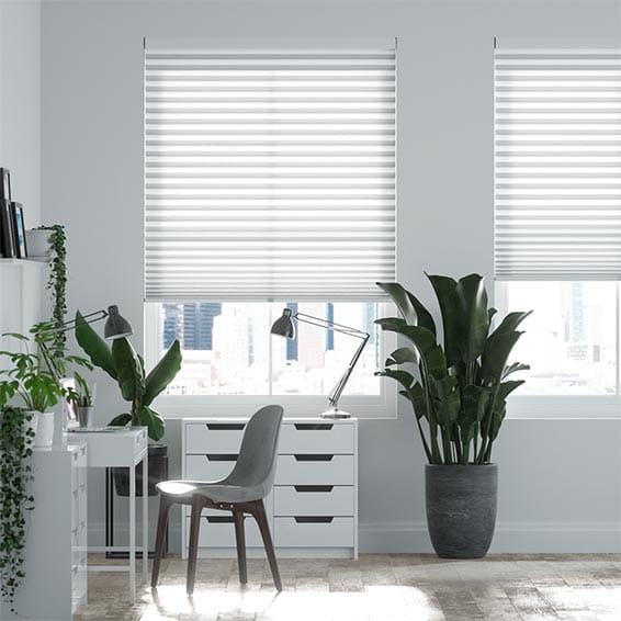 マックスコードレス採光ハニカム・コットンホワイト ハニカムシェード