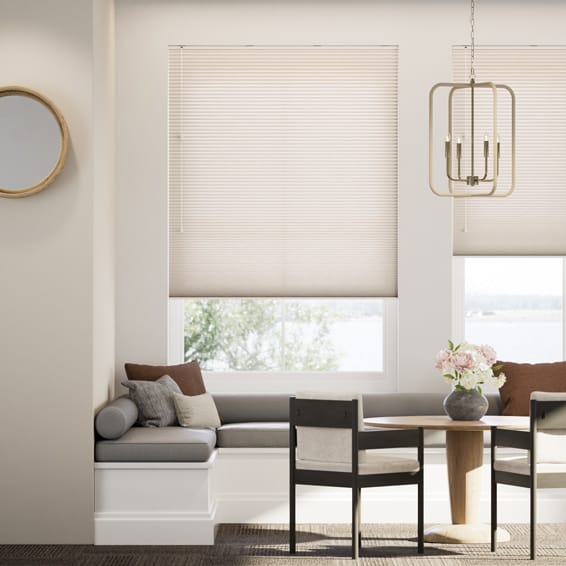 採光リネンハニカム モダンベージュ ハニカムシェード