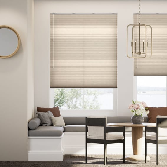 採光リネンハニカム ストーン ハニカムシェード