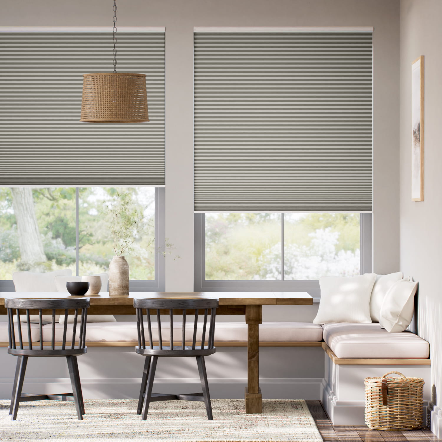  電動 遮光ハニカム プラム ハニカムシェード