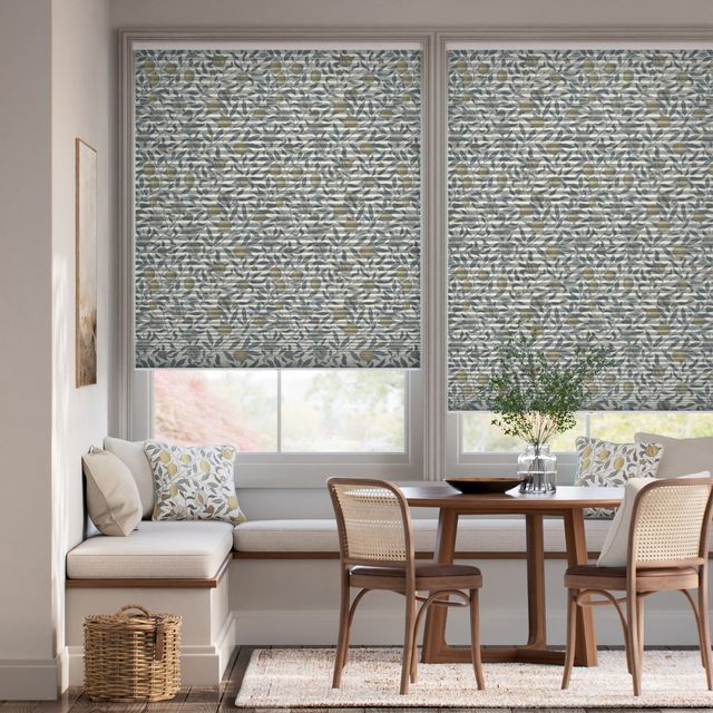 電動 遮光ハニカム ウィリアムモリス フルーツ プリムローズ シェード