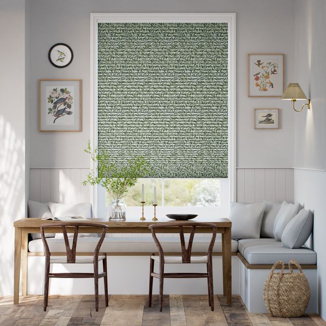 電動 遮光ハニカム ウィリアムモリス ウイローバウ バイン シェード