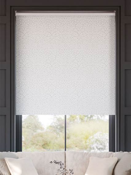 電動 ウィリアムモリス いちご泥棒 アイボリー ジャガード織 ロールスクリーン サムネイル写真