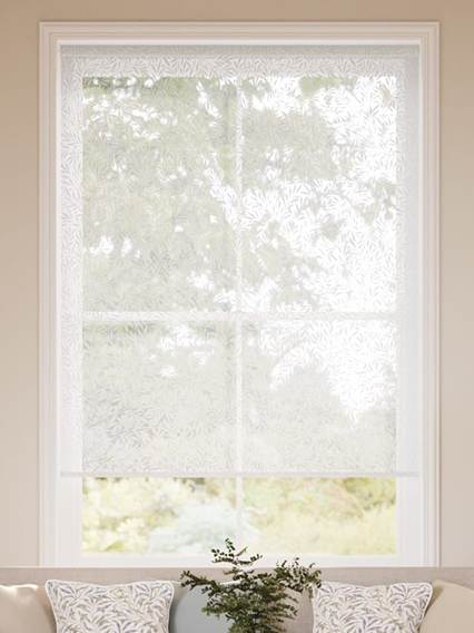 電動 ウィリアムモリス ウイロー ミスト ボイル ロールスクリーン サムネイル写真