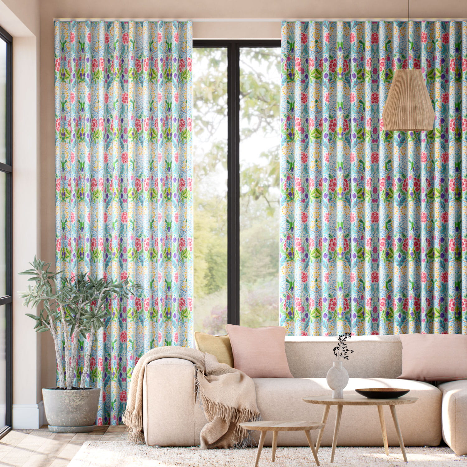 エルム・ハウス サマー・グリーン カーテン