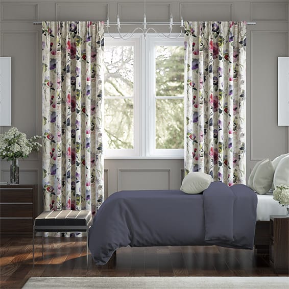 フィオリリネン　カーネーション カーテン