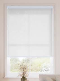 防炎 非遮光 アイスホワイト ロールスクリーン サムネイル写真